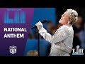 Pnk belts out the national anthem  super bowl lii nfl pregame