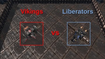 Starcraft 2 | Vikings vs Liberators | Who win?