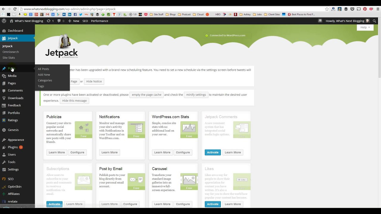 A Tour of the WordPress Dashboard and Admin Panel - YouTube