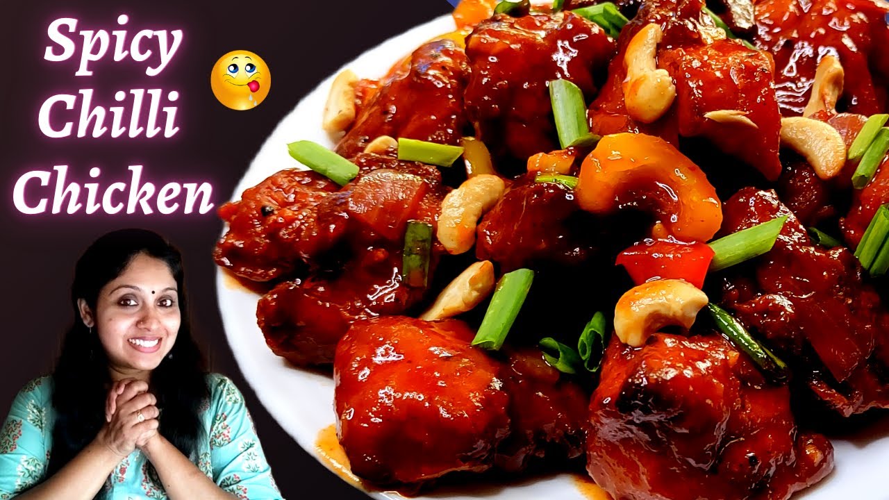 Spicy Chilli Chicken Gravy Recipe In Malayalam😋 Easy Chilli Chicken