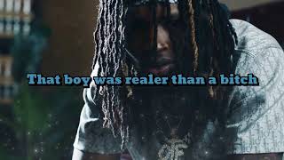 Video thumbnail of "King Von - Why he told (Lyric Video) Updated"