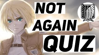 Attack on Titan Quiz Which Character are you
