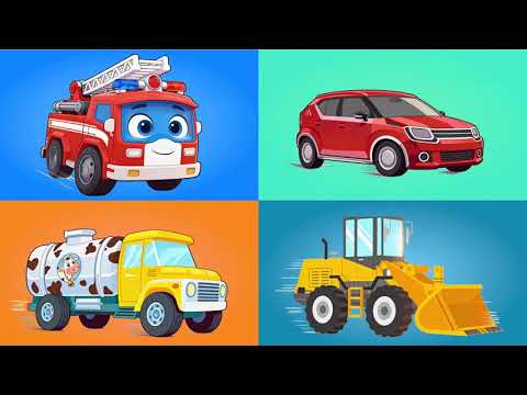 Машинки - Наши Герои - 4 истории про машинки для детей -12 серия
