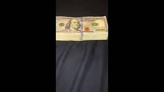 Oddly Satisfying Counting 12,000 USD All Hundreds