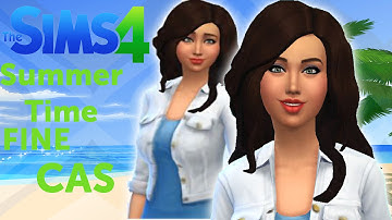 The Sims 4: Create A Sim - Summer Time Fine (Alice Wright)