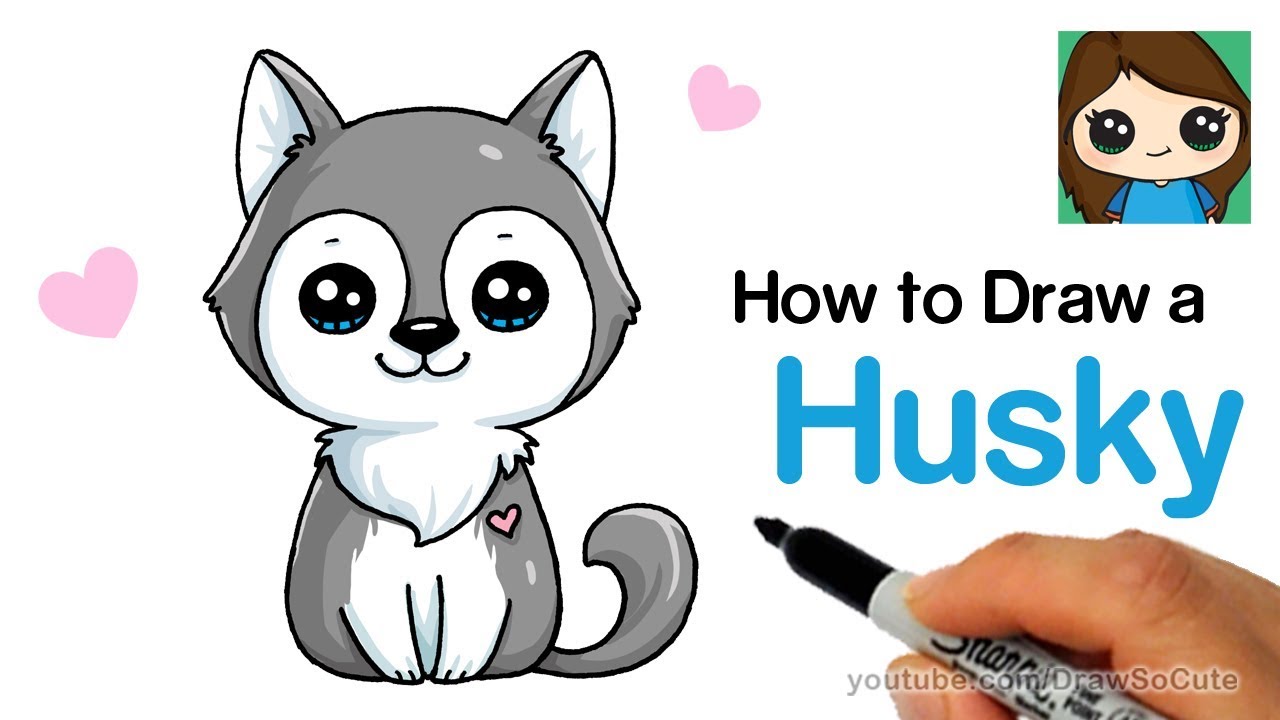 Learn Easy Step-By-Step Tutorial On How To Draw A Dog Cute That Anyone ...