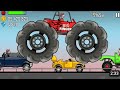 Hill Climb Racing - FIRE TRUCK in COUNTRYSIDE Rescue Mission POLICE CAR on FIRE GamePlay
