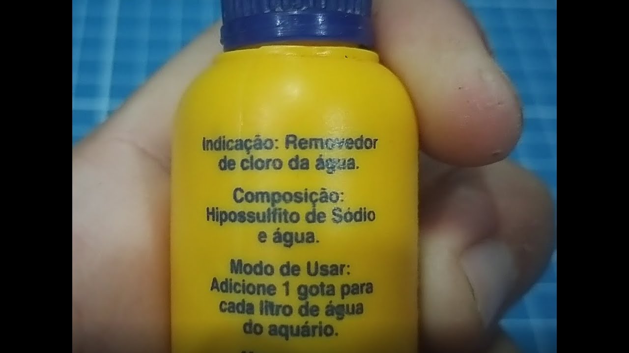 Faça seu anti-cloro e economize