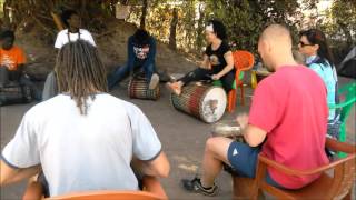 Drums Workshop with Lamine Diebate in Abene: Rythm  Jansa