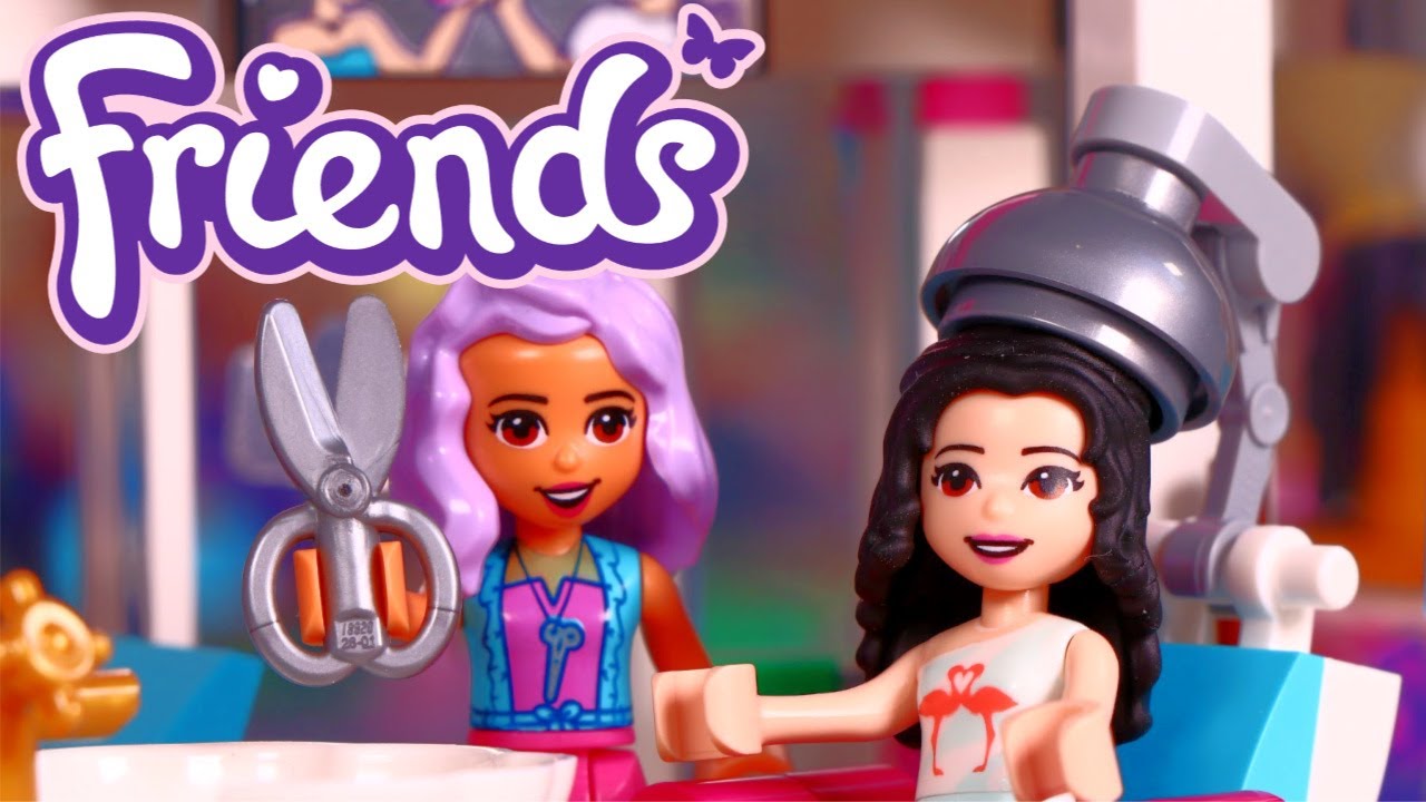Lego Friends Heartlake City Hairsalon Building Review 41391