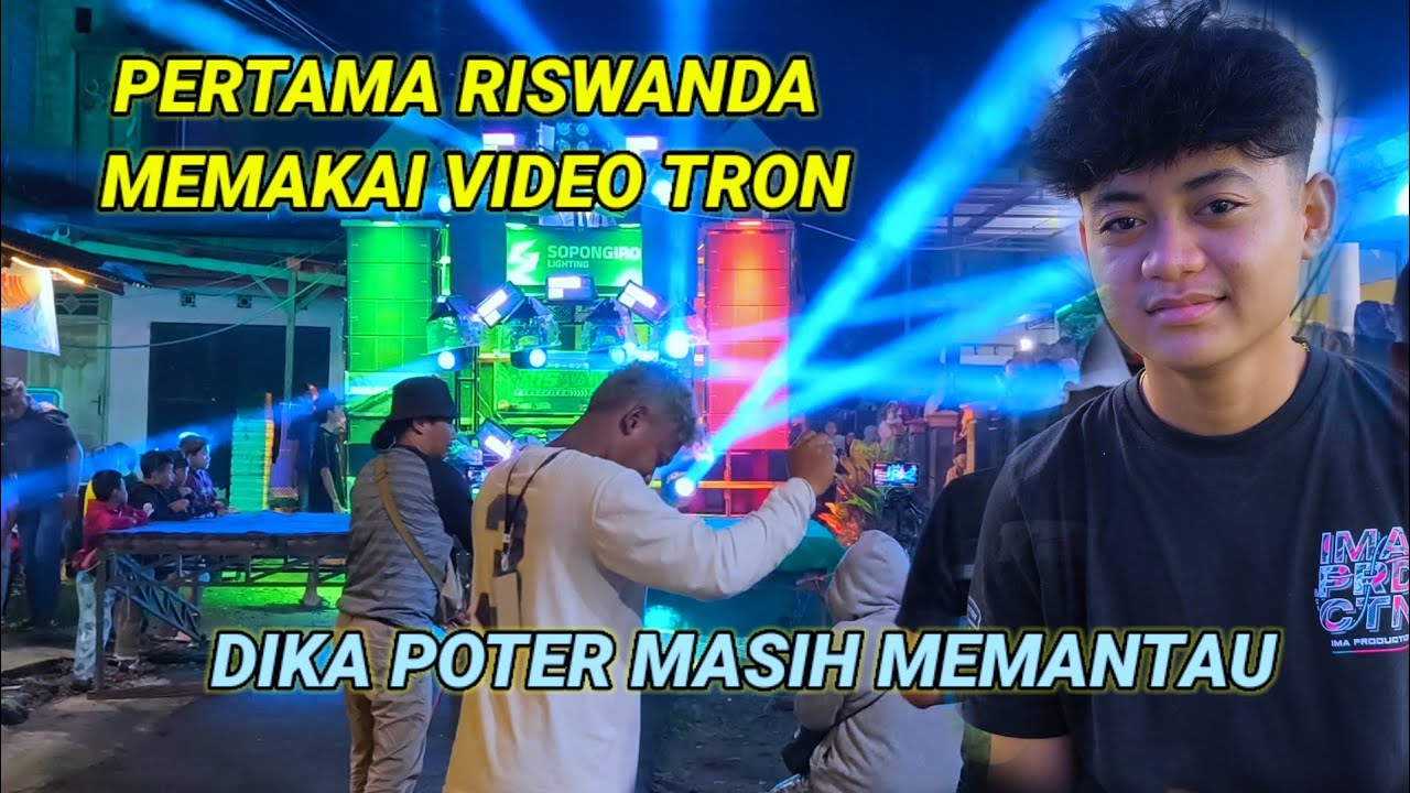 PERTAMA RISWANDA MEMAKAI VIDEO TRON, DIKA POTER DI AJAK FOTO² PARA FANS