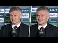 Solskjaer reacts to reaching his first final as Manchester United manager