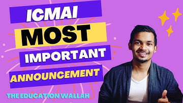 ICMAI MOST IMPORTANT ANNOUNCEMENT ll  CMA EXAM DEC 2022 & June 2023
