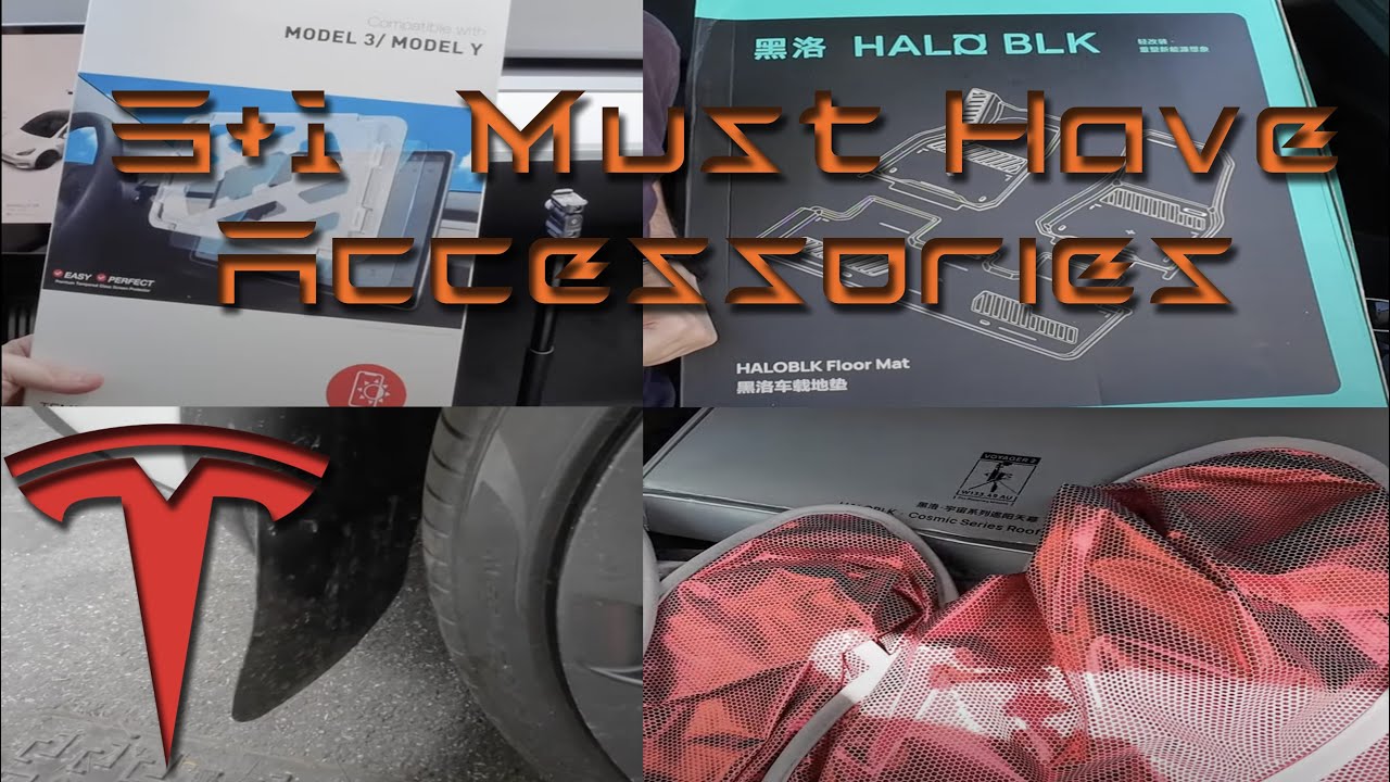 3+1 Must have Accessories for your Tesla Model Y or 3! - YouTube
