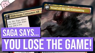 Saga Says...You Lose the Game! | Hidetsugu Consumes All | Kamigawa Neon Dynasty Spoiler | MTG