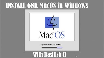 Install 68K MacOS in Windows with Basilisk II