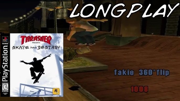 Thrasher: Skate and Destroy – PlayStation