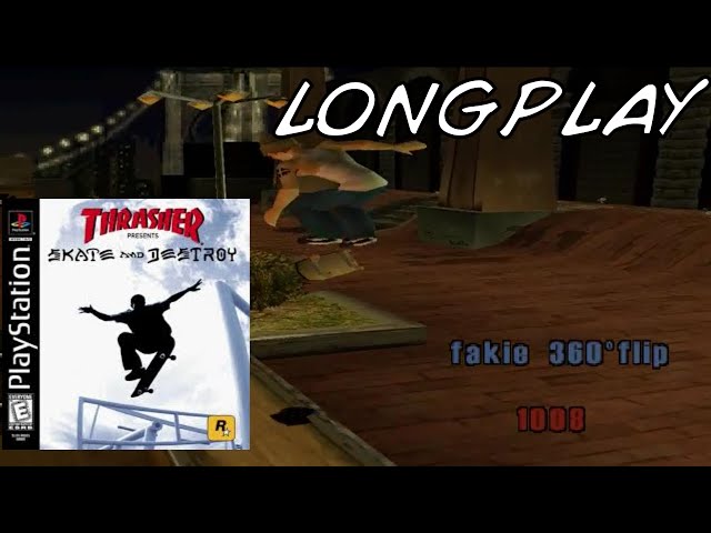 Thrasher: Skate and Destroy #4 - San Francisco! (PS1 Gameplay