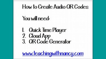 How to Create Audio QR Codes
