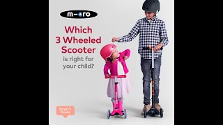 3 wheeled Micro scooters come in two sizes- mini or maxi. Which is the best for your child?