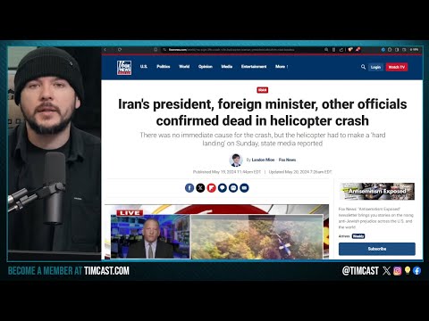 Iran's President Raisi Dies In Helicopter Crash, World War 3 Fear Grows As Israel Denies Involvement