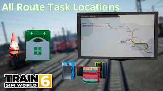 All Route Task Locations - Bahnstrecke Leipzig - Dresden - Train Sim World 6