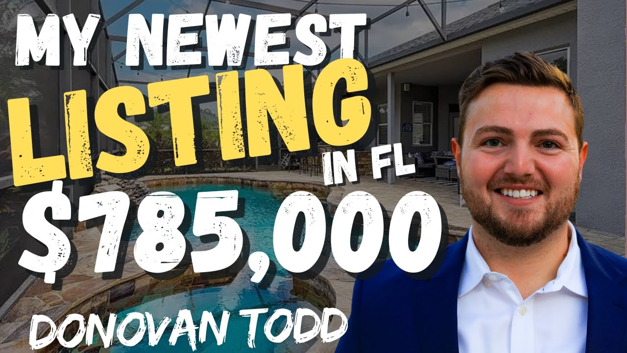 My newest LUXURY listing home tour in Apopka Florida listed for $785,000