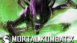 ACIDIC ALIEN IS A CHEAT CODE! - Mortal Kombat X: "Alien" Gameplay screenshot 2