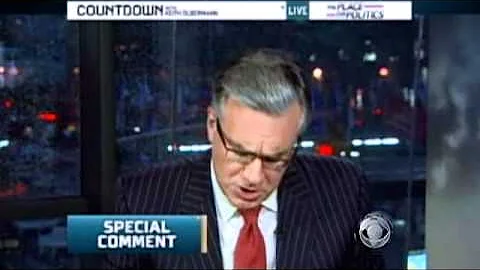 Keith Olbermann Says Goodbye to "Countdown"