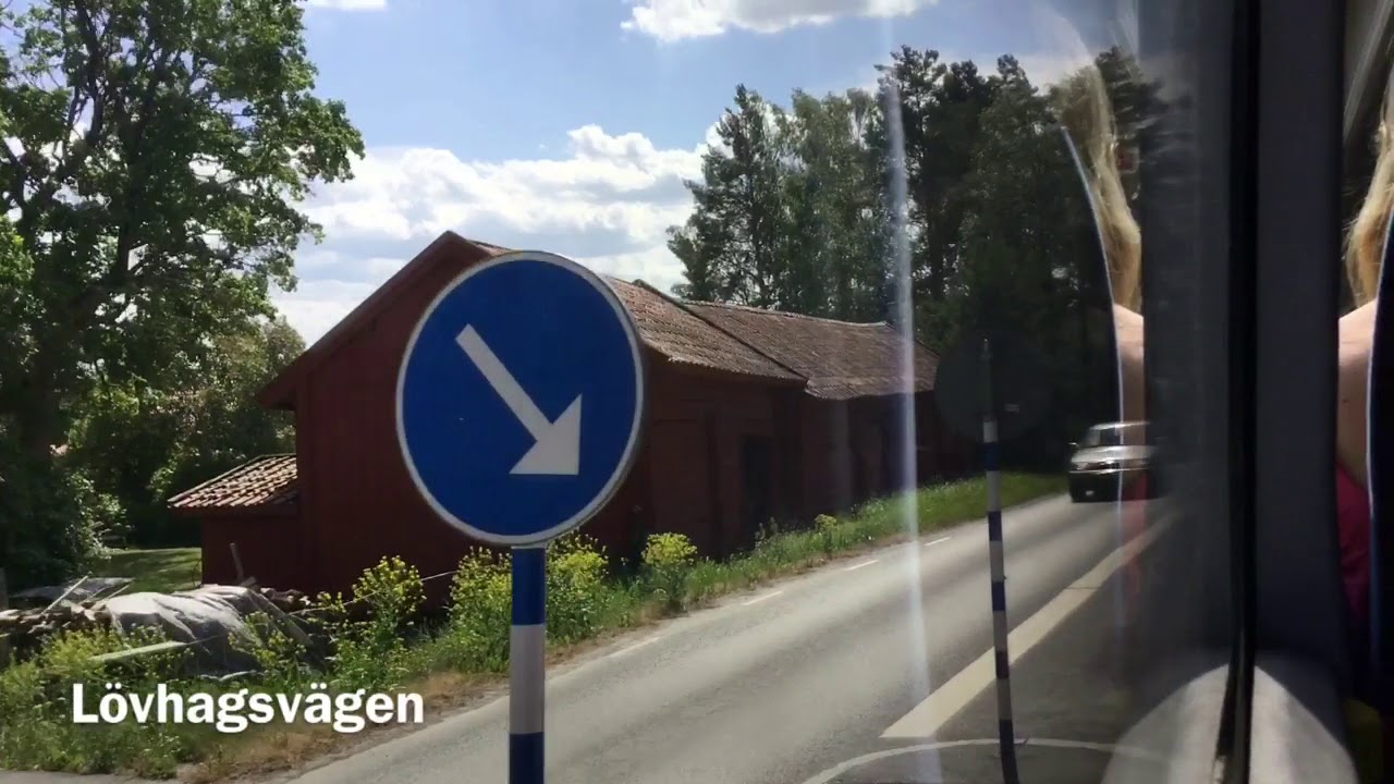 SL buss 661 Kårsta till Vallentuna station (del 2 av 2)