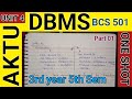 DBMS Unit 04 Transactions One Shot Part 01 AKTU