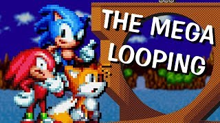 Who can pass the Mega loop? Sonic sprite animation screenshot 4