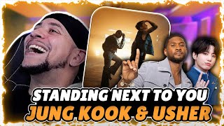 HE BROUGHT MY GUY OUT!!! JungKook & Usher - Standing Next To You (LIVE REACTION)