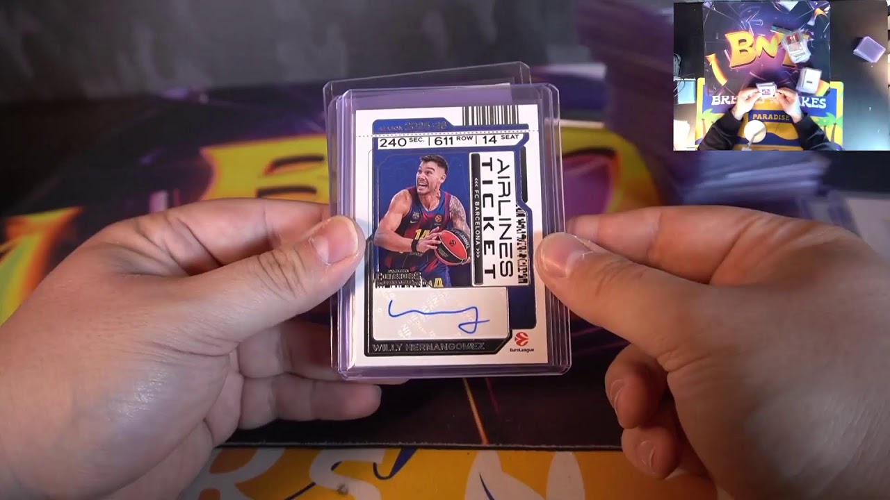 Break #3293: 2025-26 Panini Contenders Euroleague Basketball Hobby Full Case (12 Box) Player Break