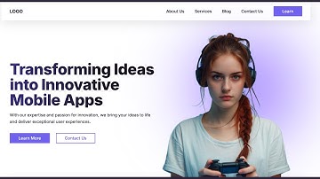 Build a STUNNING Responsive Website with HTML, CSS & JavaScript in 2024 - Step By Step Guide