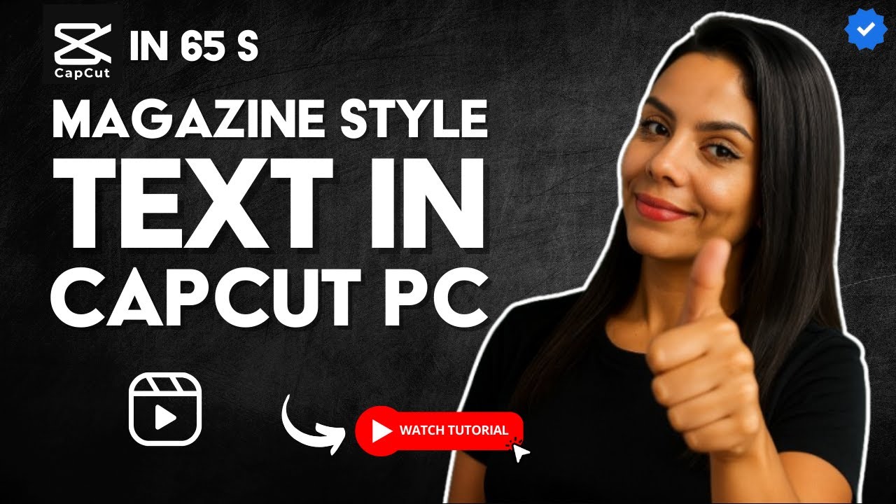 Style Text Capcut How to CREATE MAGAZINE-STYLE TEXT in CAPCUT PC in 65 S - YouTube
