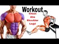 Do This 5 Exercise 14 Days|Abs chest shoulder legs workout|