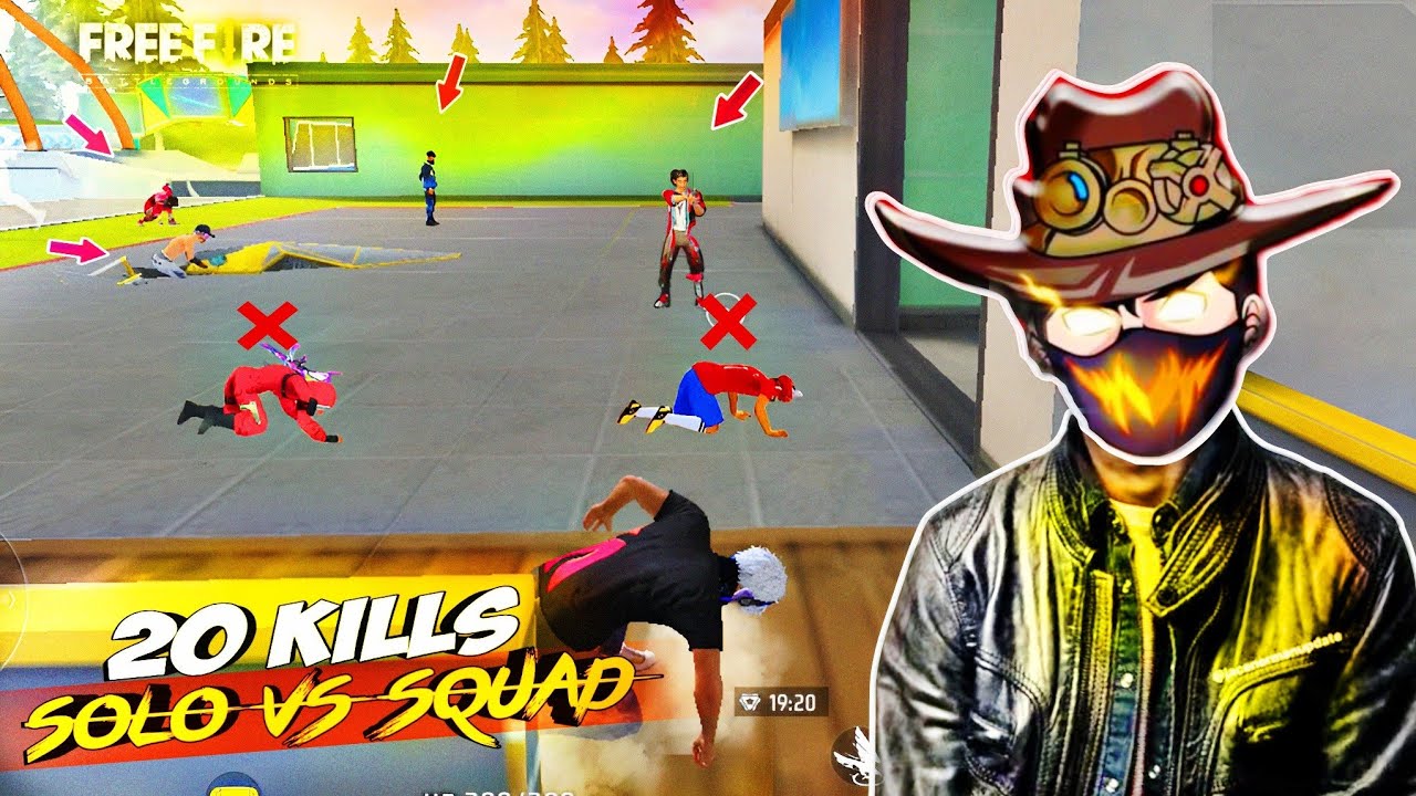 UNSTOPPABLE 20 KILLS SOLO VS SQUAD 👽 PRO LOBBY FREE FIRE MAX - YouTube