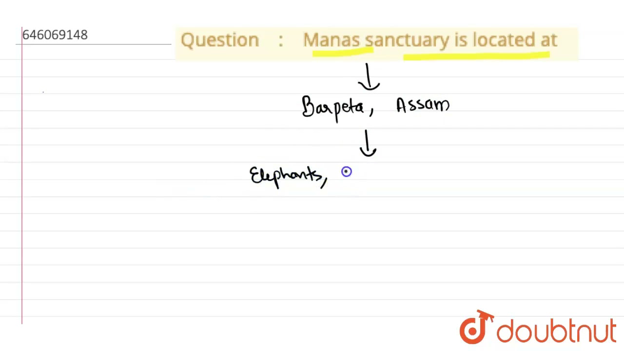 Manas sanctuary is located at  | 12 | BIODIVERSITY AND ITS CONSERVATION | BIOLOGY | DINESH PUBLI...