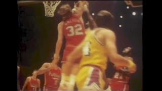 1974 Bill Walton vs Jerry West Game (EXTREMELY RARE FOOTAGE) 