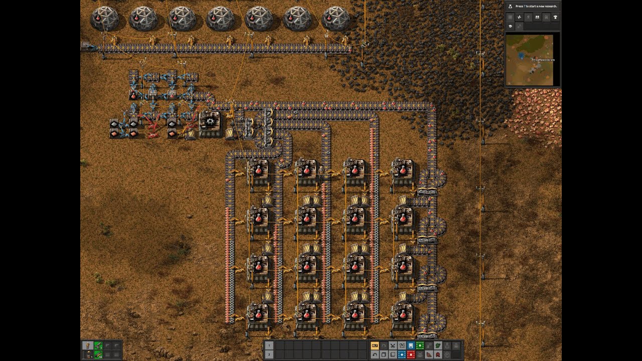 Factorio Automation Science Pack mass production - YouTube