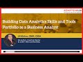 Building Data Analytics Skills and Tools Portfolio as a Business Analyst