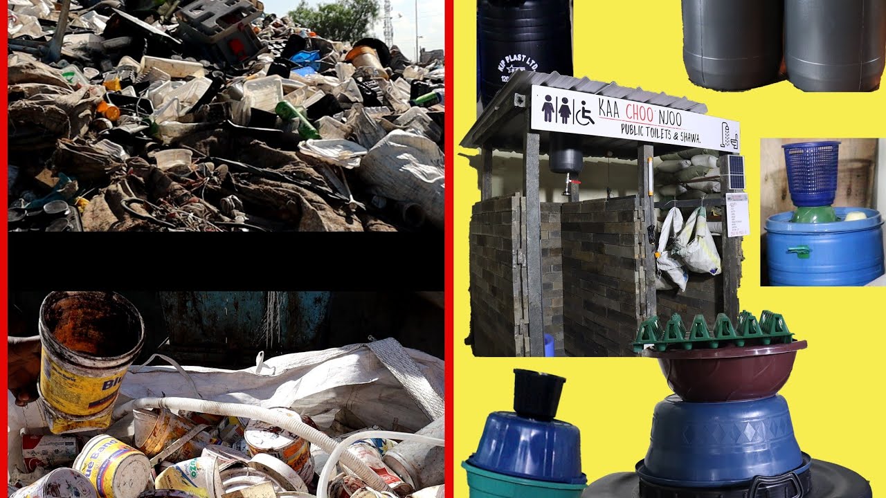 A multimillion factory where waste is recycled to plastic, building polls,tiles,, Nairobi Part 1