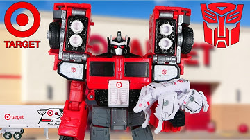 Transformers Target Optimus Prime & Autobot Bullseye Review (Target Exclusive)