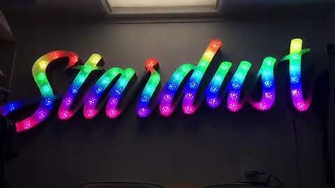 LED Addressable RGB pixel digital module string lights & Superlightingled