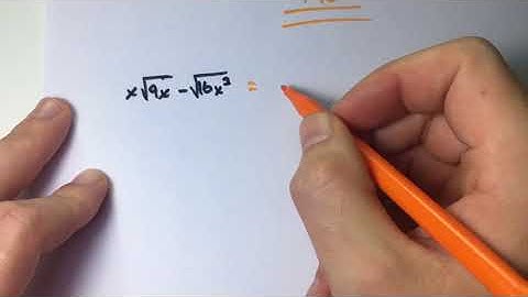 Combining like radicals