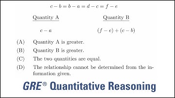 Comparing algebraic expressions: GRE quantitative reasoning practice question#105