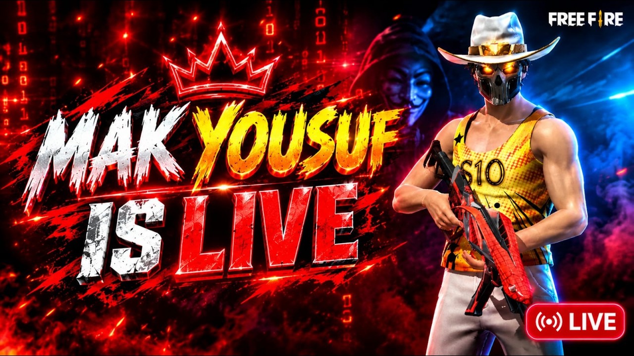 CHALLENGE GIVEAWAY 🔥ID RECATION 1V1 / 2V2 /4V4 /6V6 /BR CUSTOM  COME ☠️ [Mak. YOUSUF]