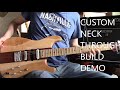 Pink Floyd Time Solo - Home Made Neck Through Guitar Demo (Part 6)