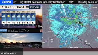 24/7 Live Stream Test Stl Regional radar and warnings